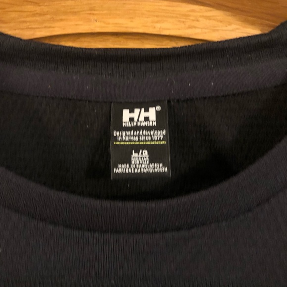 Helly Hansen Men’s LIFA Active Crew Base Layer Balck Long Sleeve Shirt Size L - Picture 6 of 10